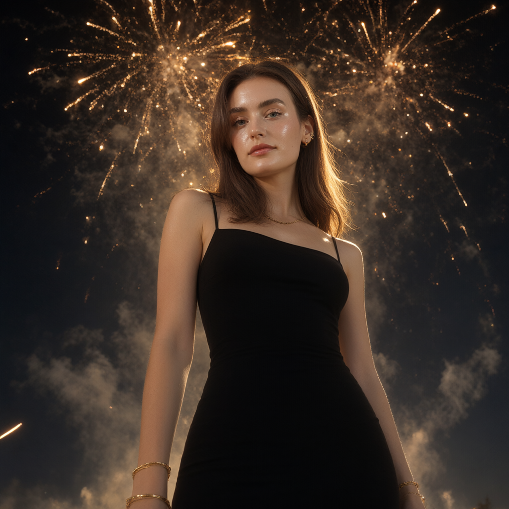 ✨ Golden Fireworks