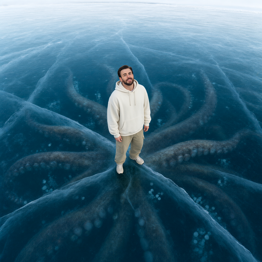 🐙 Octopus Beneath the Ice