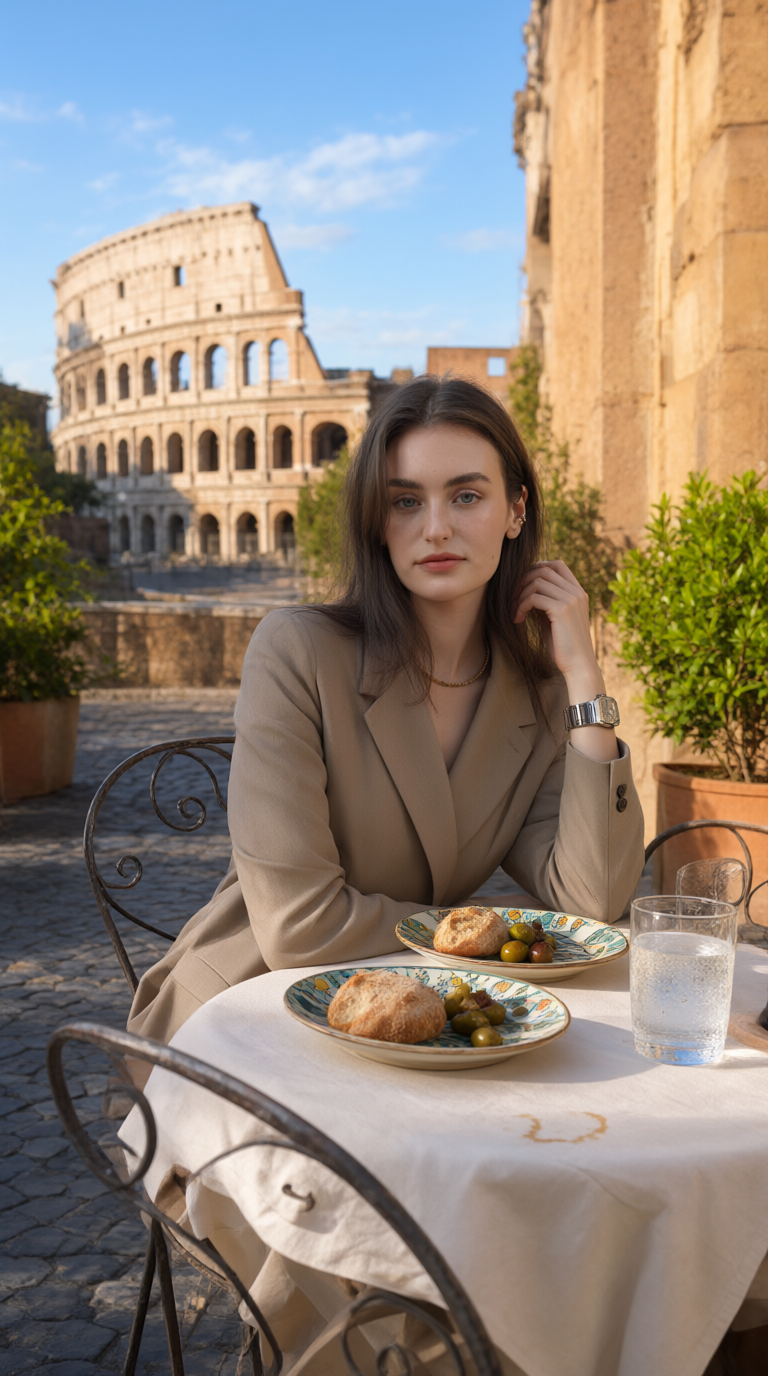 🇮🇹 Café with a View of the Colosseum