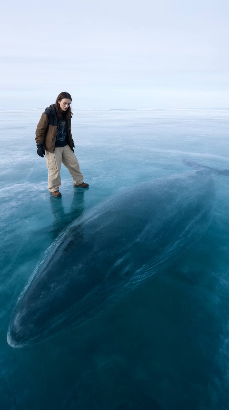 🐋 Кит подо льдом