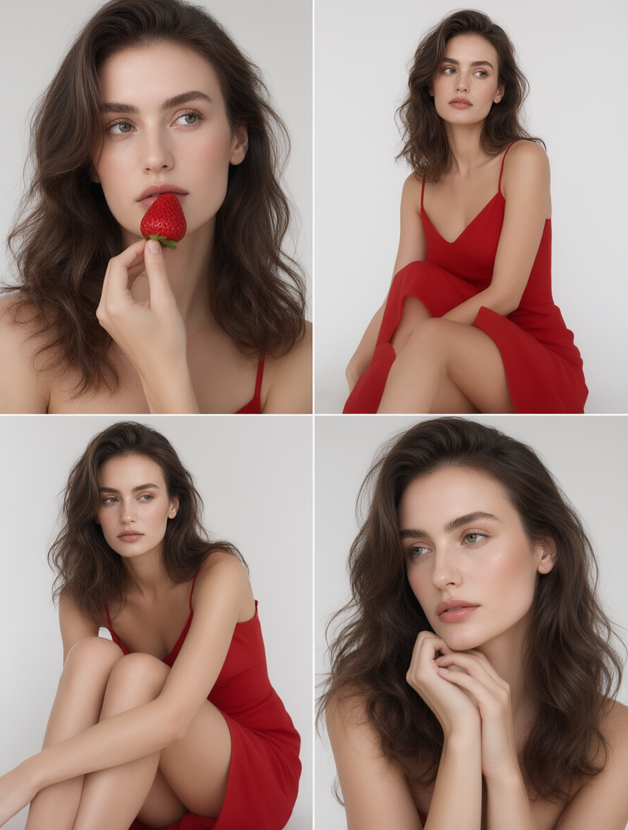 🍓 Четыре кадра Vogue